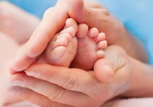 Holding Baby Feet