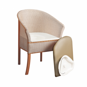 Basket Weave Commode Chair image cover
