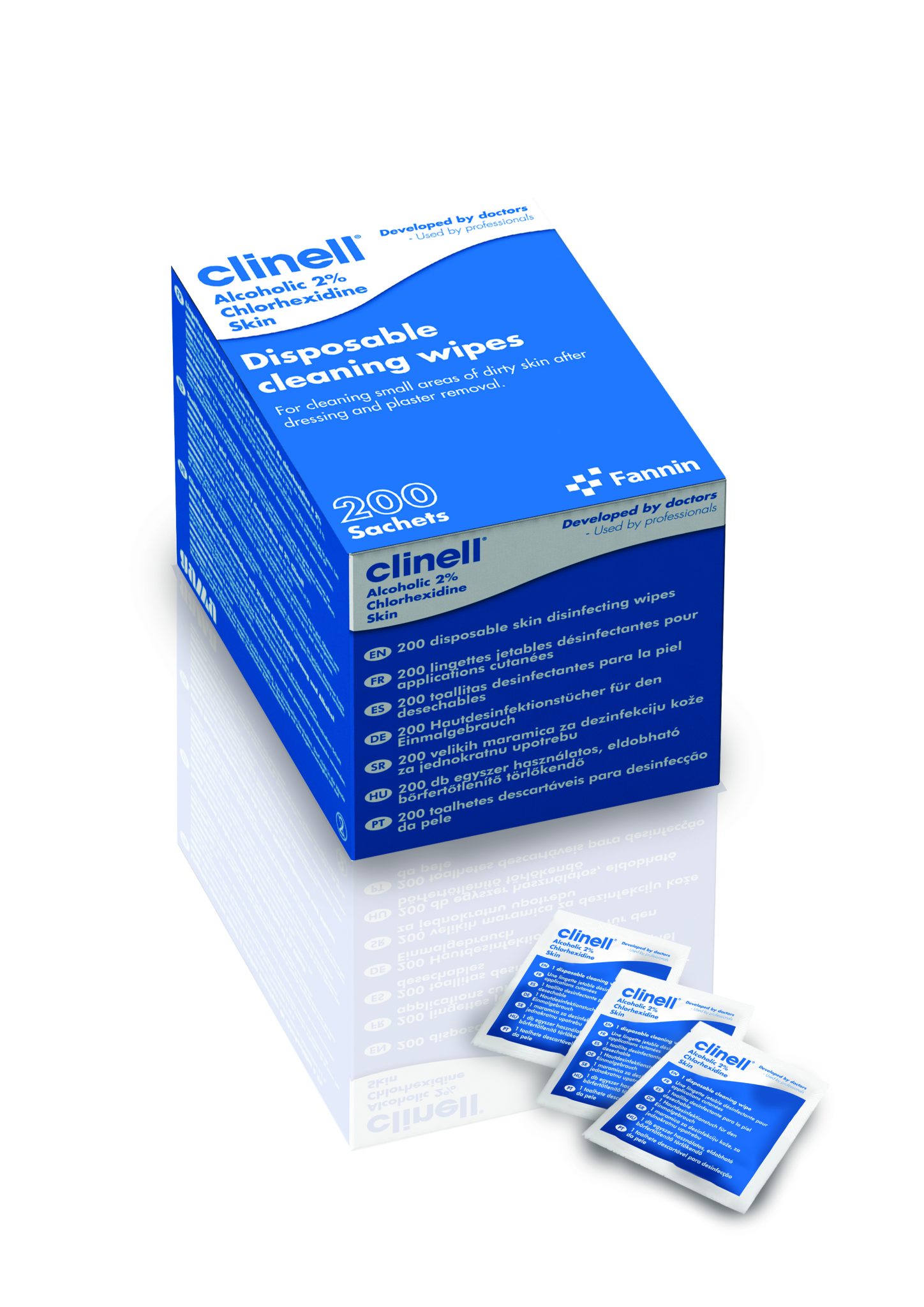 Clinell Alcoholic 2% Chlorhexidine Skin Wipes image
