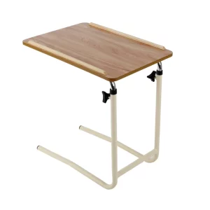 Overbed Table with Split Legs and Wooden Top without castor image cover