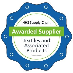 NHS Supply Chain Awarded Supplier Logo Textiles 2026