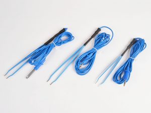Laparoscopic Forceps and Blue Wires