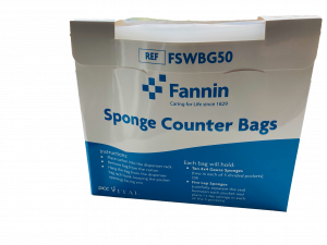 Fannin Sponge Counter Bags Packaging