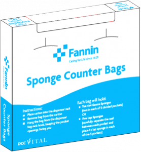 Sponge Counter Bags Packaging Mock Up