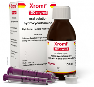 Xromi ® (Hydroxycarbamide) 100 mg/ml oral solution image cover