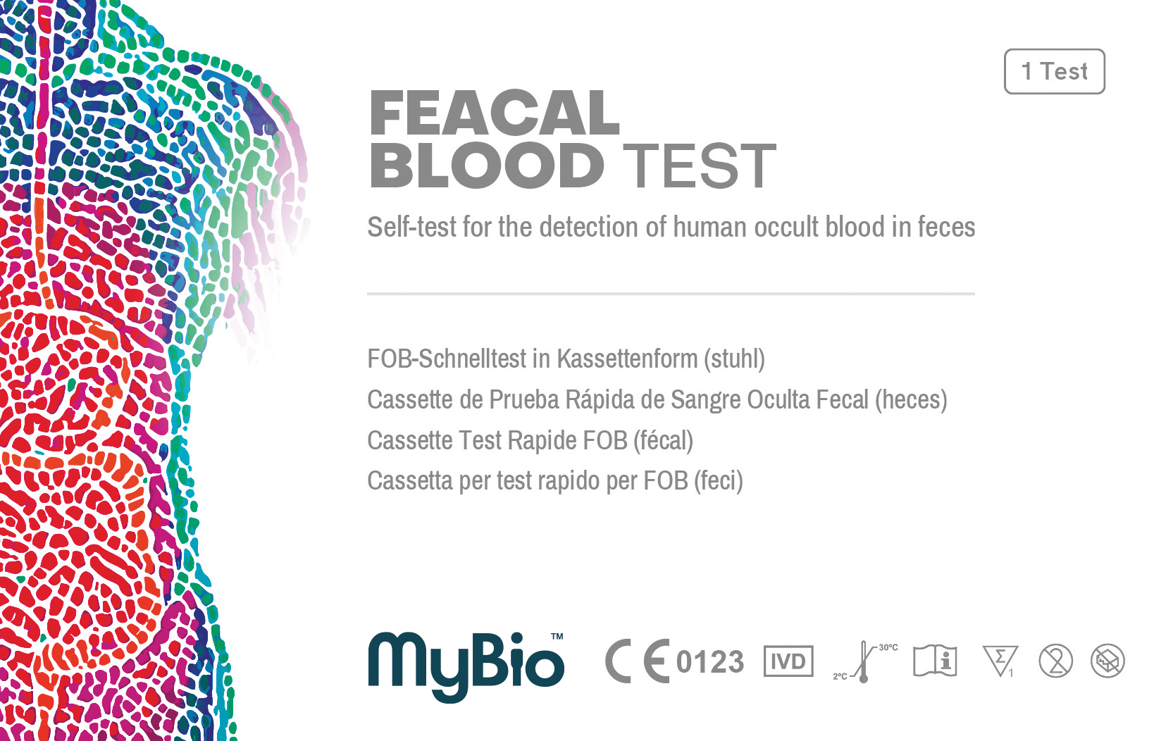 MyBio Faecal Blood At Home Self Test image cover
