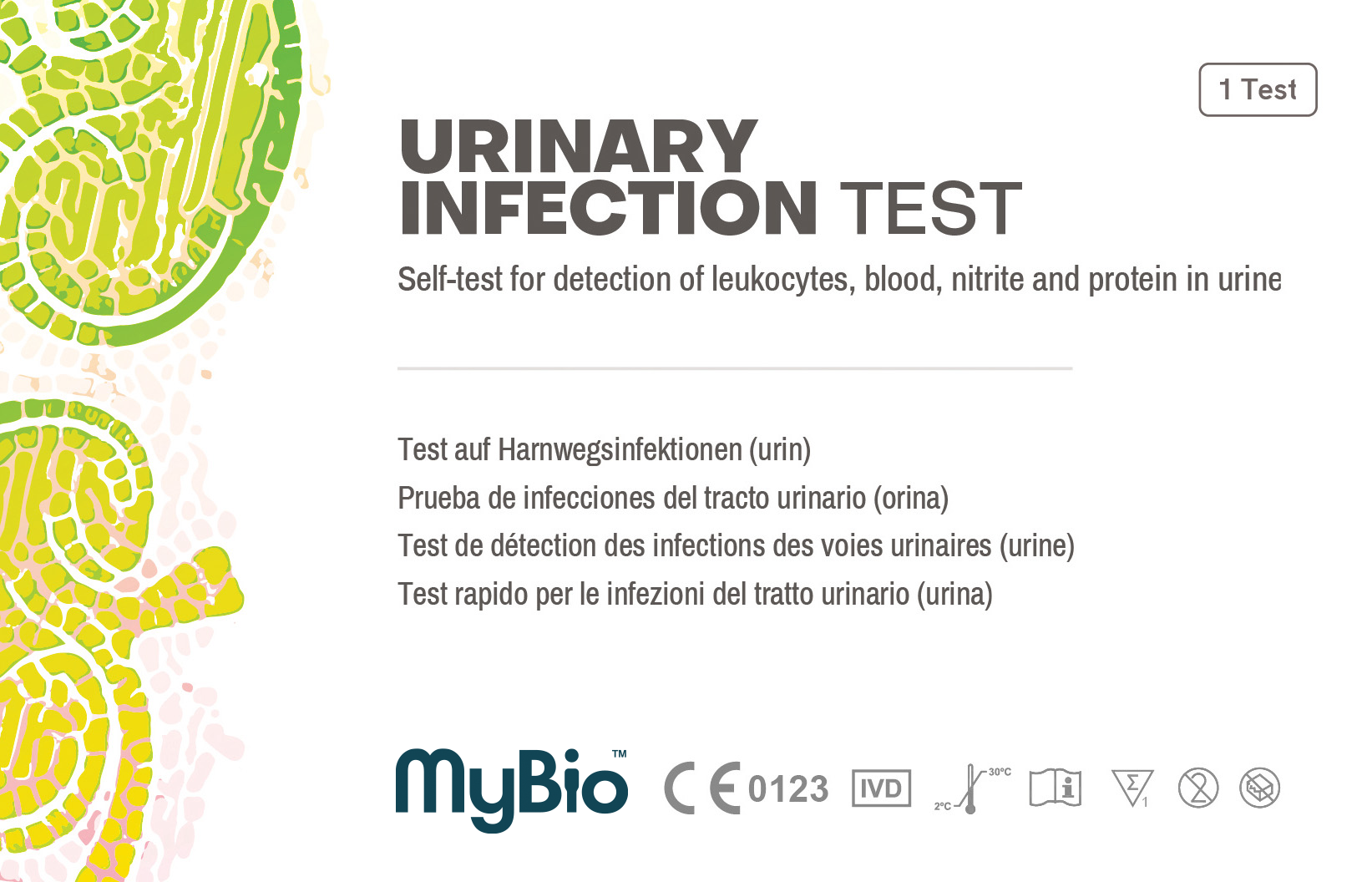 MyBio Urinary Infection (UTI) At Home Self Test image cover