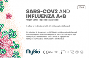 MyBio sars covid 19 and influenza a and b combo rapid self test