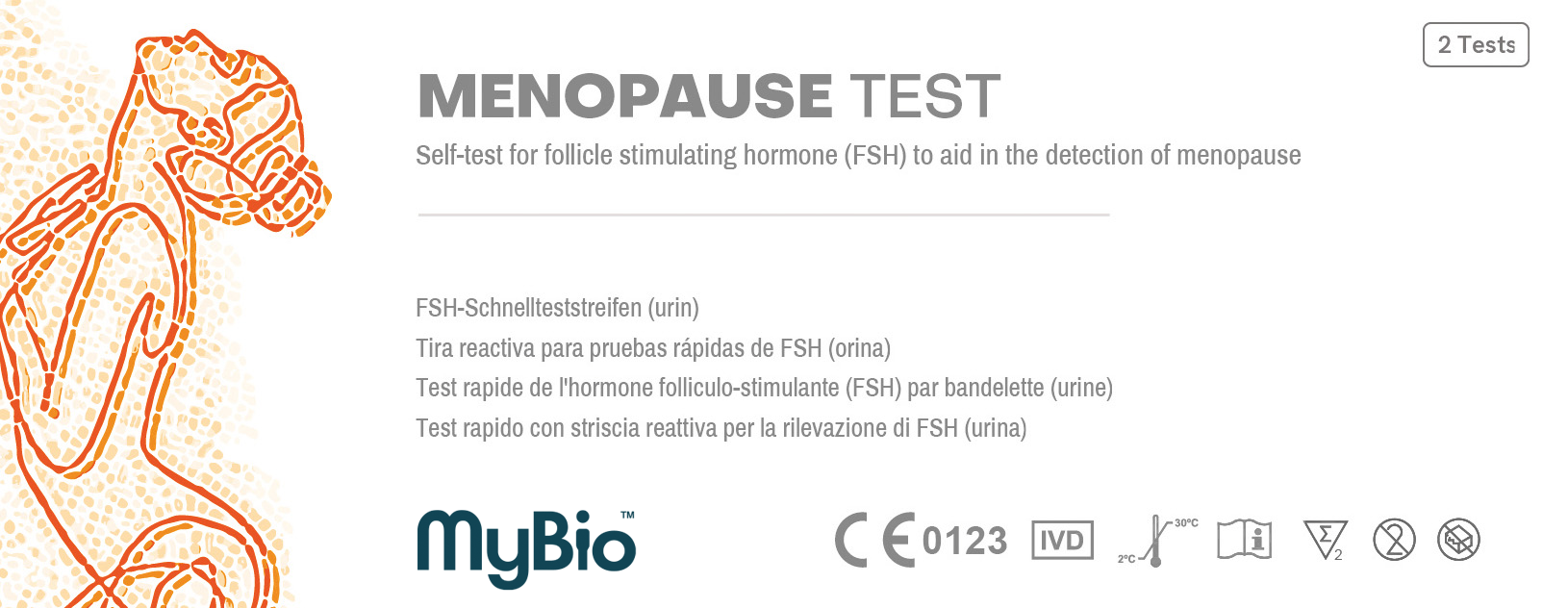 MyBio Menopause At Home Self Test (2 tests) image cover