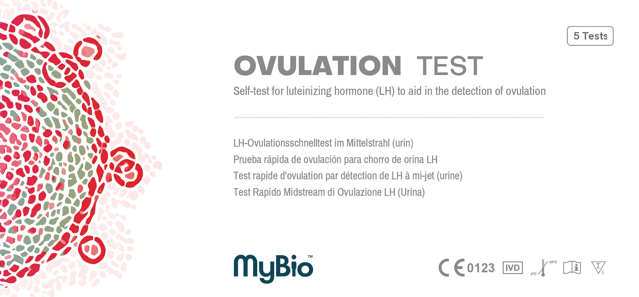 MyBio At Home Ovulation Self Test (5 Tests) image cover