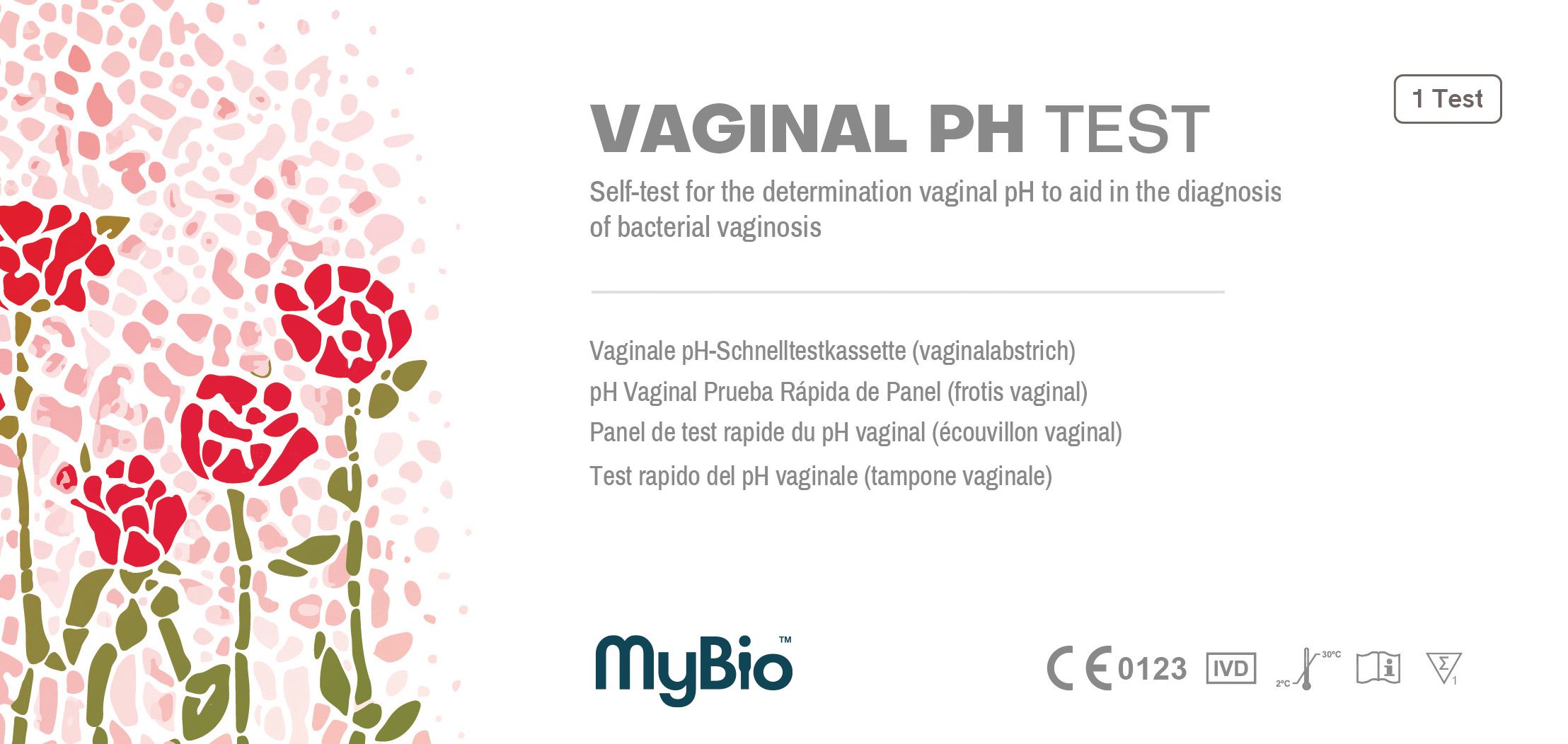 MyBio Vaginal pH At Home Self Test image cover