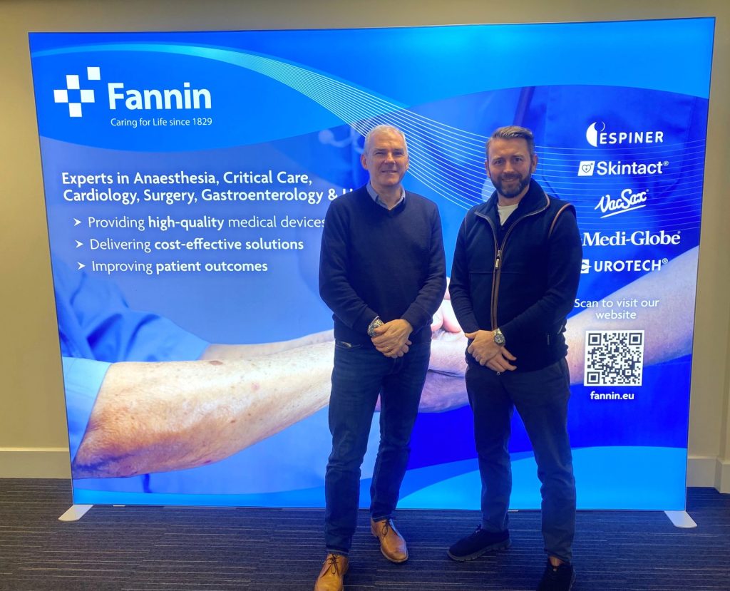 Chris Soanes, MD - Fannin UK MD (L) & Stuart Murray, Commercial Director - Fannin Surgical Division (R)